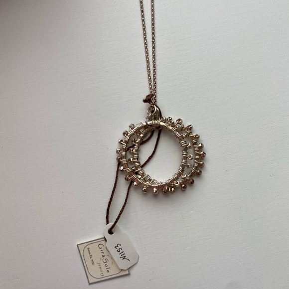 Gira Sole Sterling Silver Necklace - Picture 4 of 7